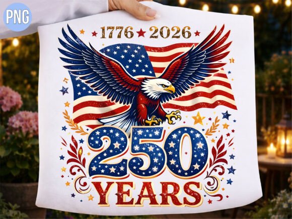 1776-2026 American Eagle Flag USA PNG: A Design Asset