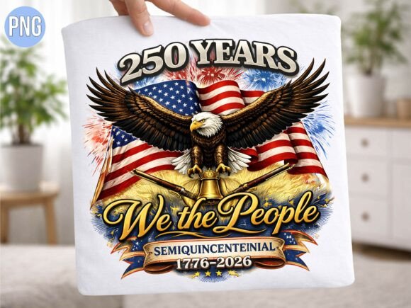 250 Years We the People Eagle 1776 PNG: Design Assets for Impact