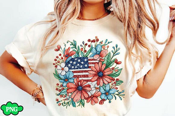Boho Patriotic Png: Blending Rustic Charm with Modern American Pride