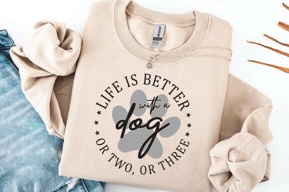Celebrate the Bond: Life is Better with a Dog SVG PNG