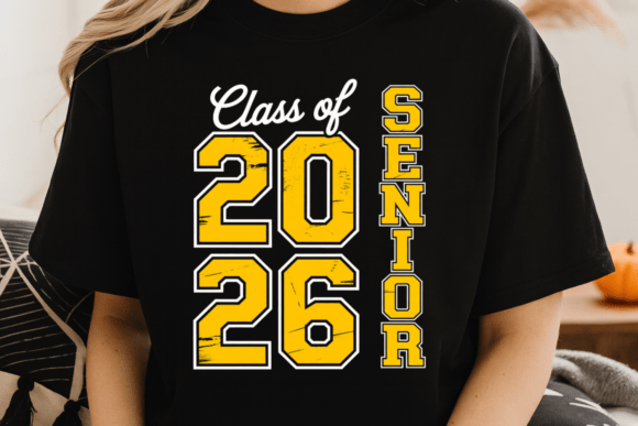 Class of 2026 Graduation PNG: A Varsity Design Asset