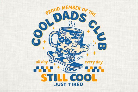Cool Dads Club: The Ultimate Coffee & Humor Design for Modern Dads