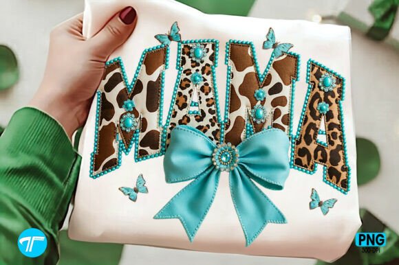 Coquette Mama PNG: A Stylish Leopard Print Design