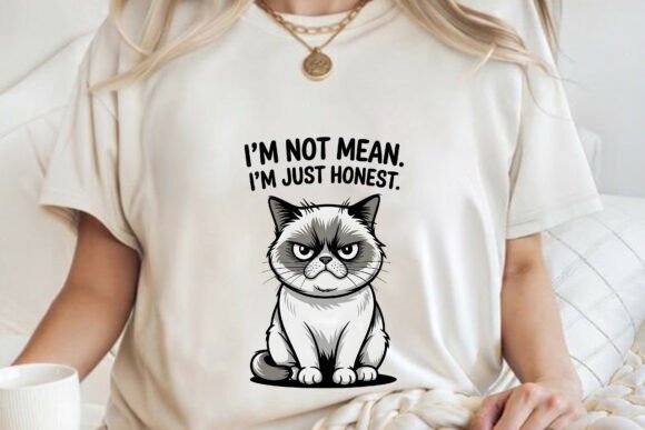 Funny Vintage Cat Attitude PNG: A Design Asset for Playful Branding