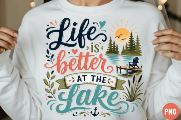 Life is Better at the Lake: A Sublimation Design for Every Crafter