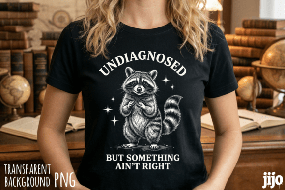 Raccoon Undiagnosed Animal Humor: Your Next Viral Design Asset
