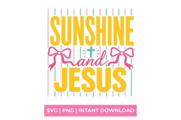 Sunshine and Jesus Coquette Bow SVG: A Blend of Faith and Flair